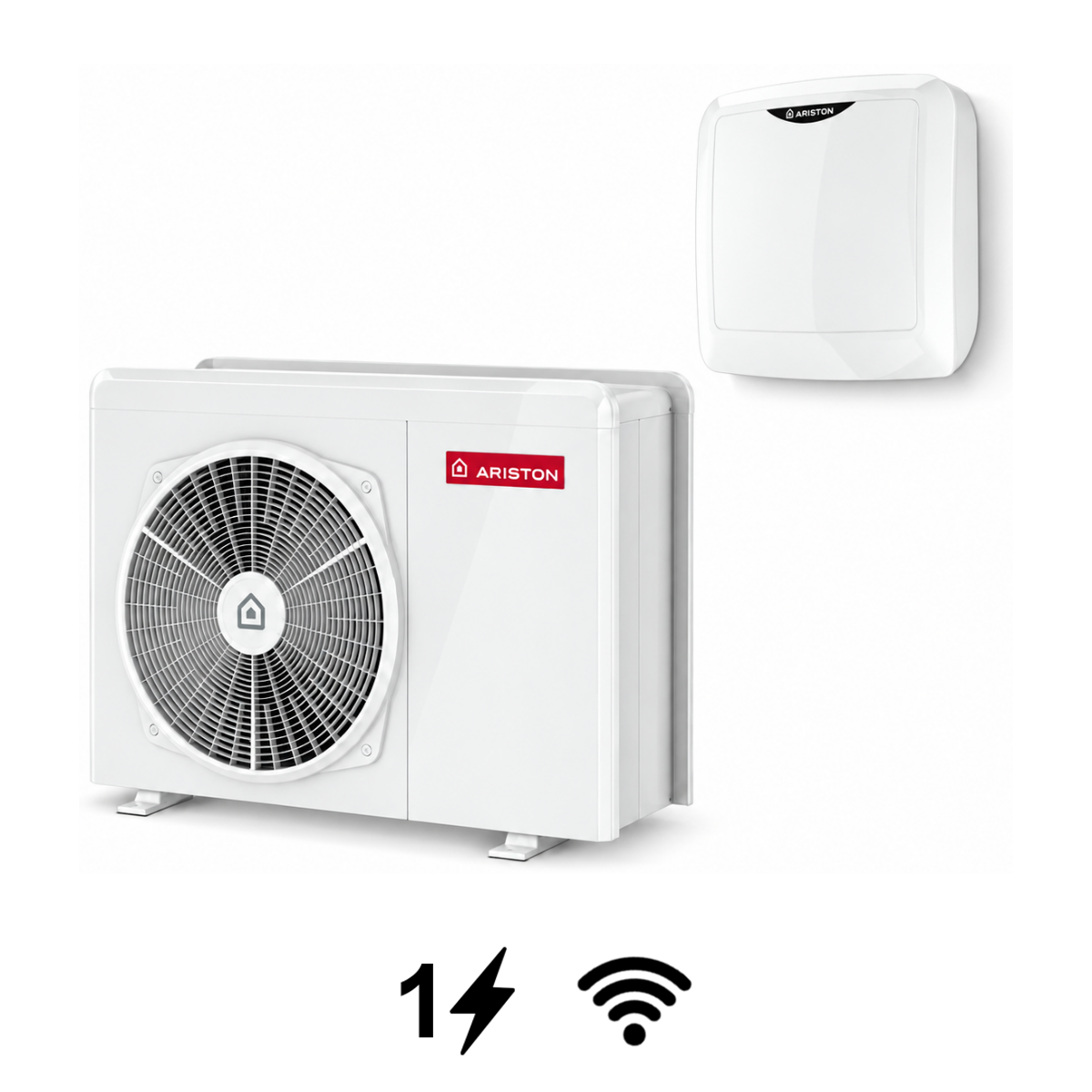 Ariston Nimbus Pocket 50 M NET R32 monoblokk levegő-víz hőszivattyú, 5 kW (3301871)