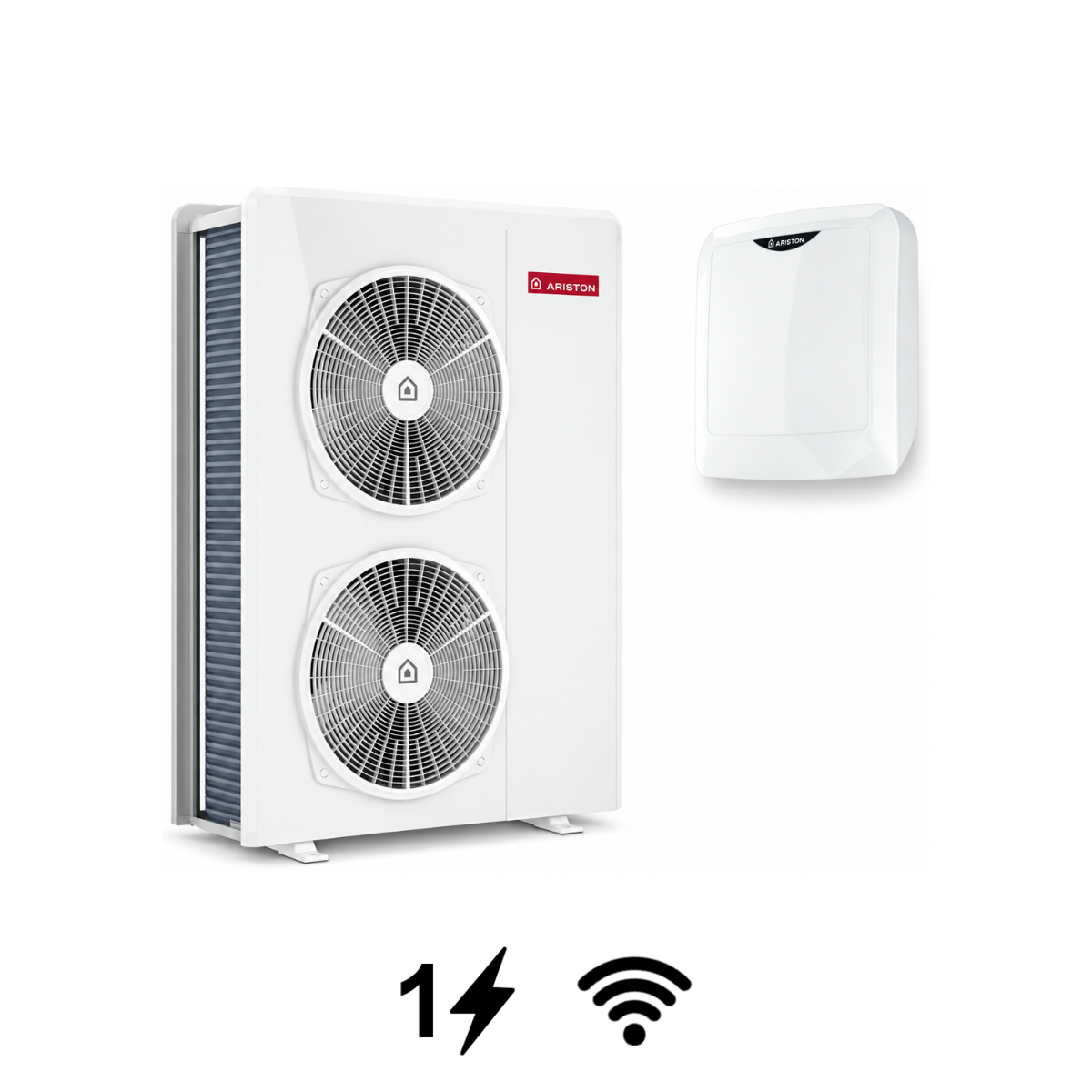 Ariston Nimbus Pocket 120 M NET R32 monoblokk levegő-víz hőszivattyú, 12 kW (3301874)