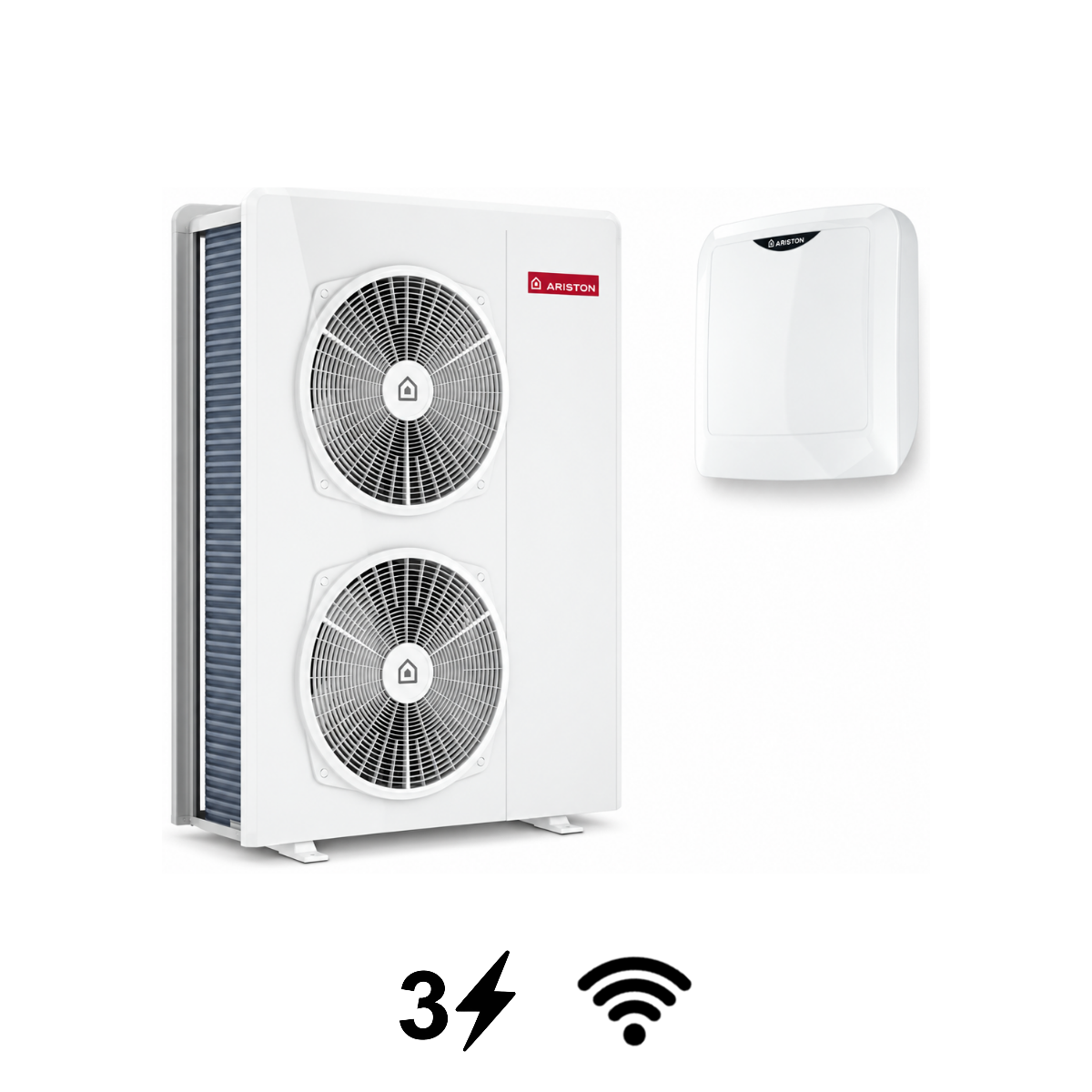Ariston Nimbus Pocket 150 M-T NET R32 monoblokk levegő-víz hőszivattyú, 15 kW (3301877)