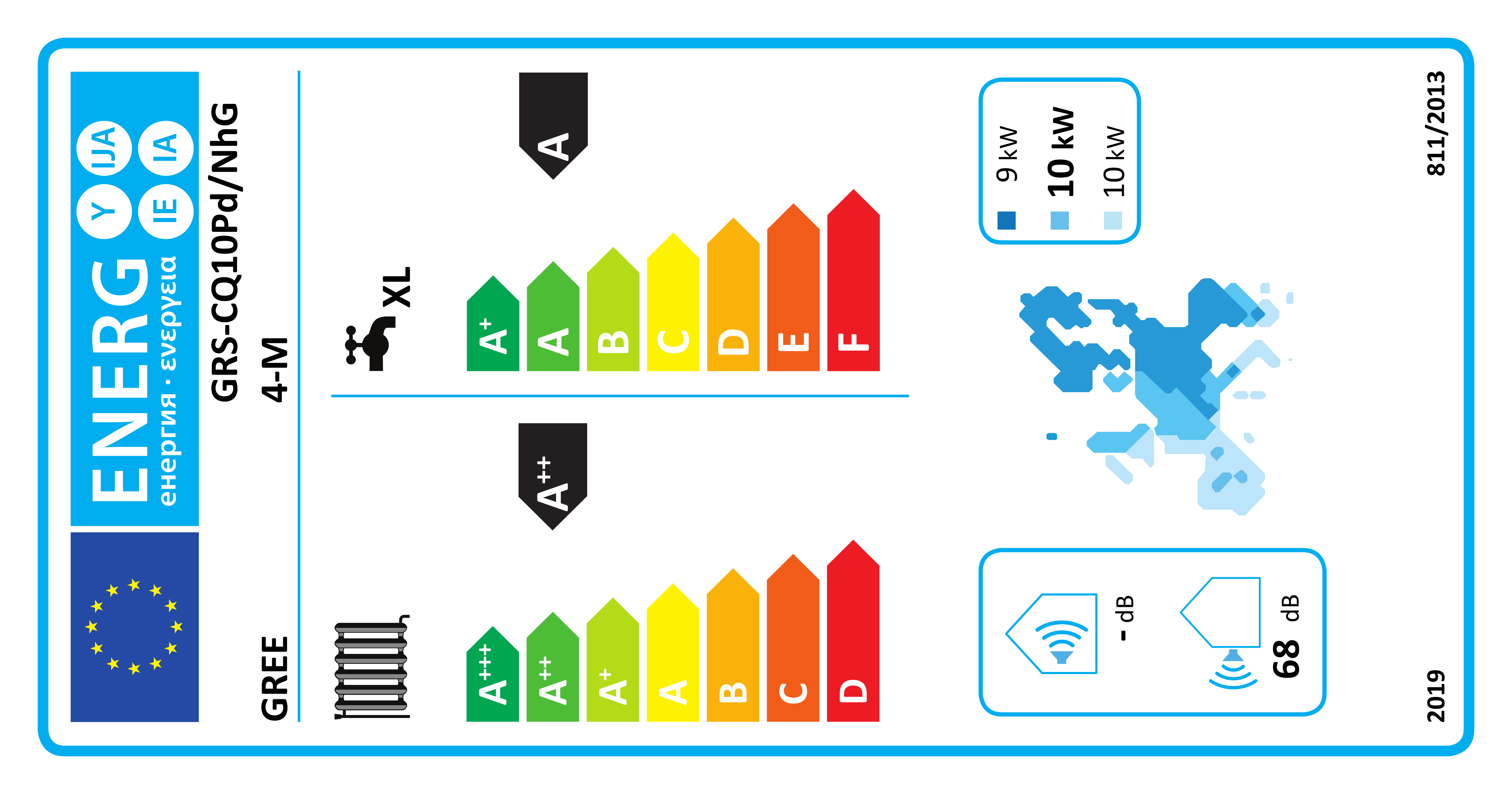Gree Versati IV split levegő-víz hőszivattyú, 16 kW (GRS-CQ16Pd/NhH3-M1)