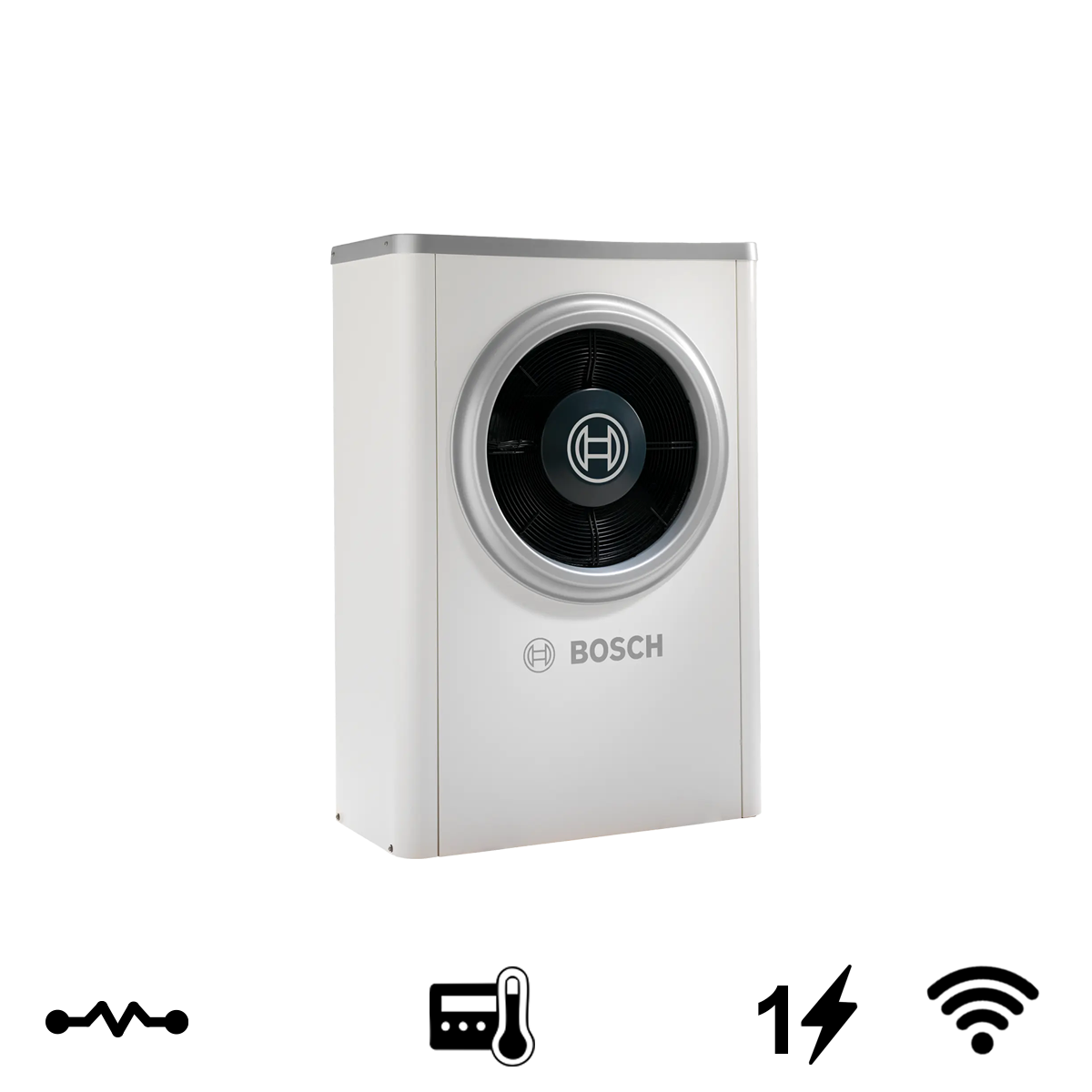 Bosch Compress 6000 AW 5 OR-S monoblokk levegő-víz hőszivattyú kültéri egység, 4,7 kW (8738205060)