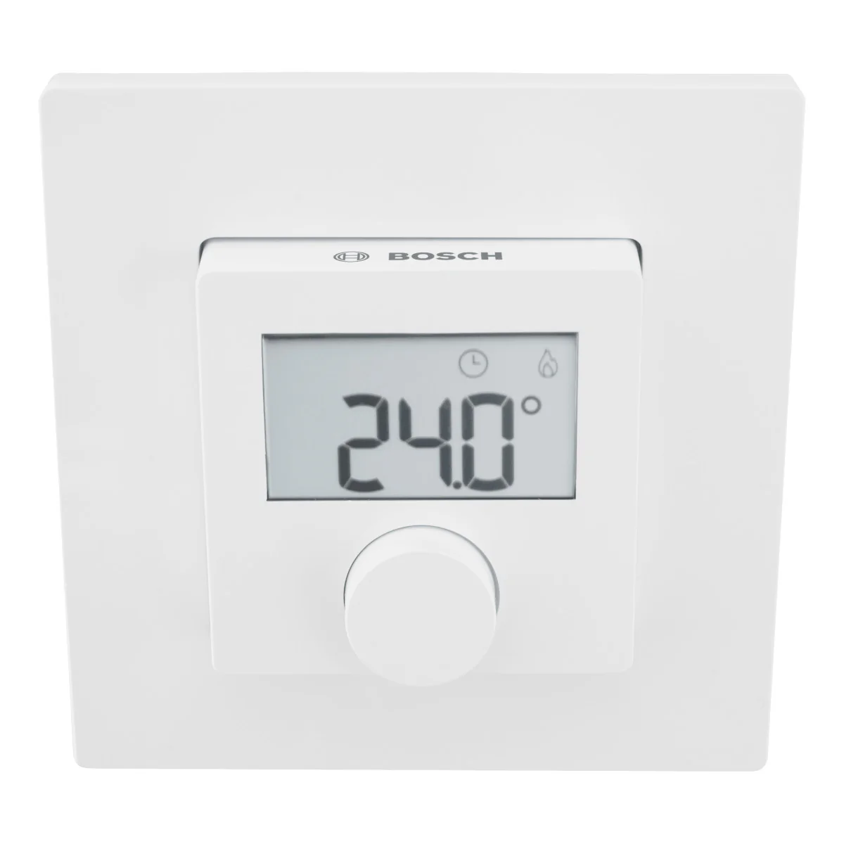 Bosch CR 11H kézi vezérlésű szobatermosztát LCD kijelzővel, beépített páratartalom érzékelővel, fűtés-hűtés szabályozásra (7738112972)