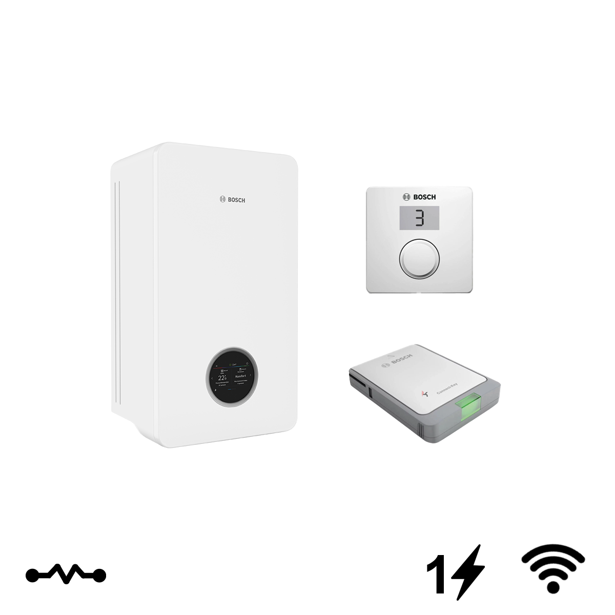 Bosch Compress 5800i AW 12 E monoblokk levegő-víz hőszivattyú beltéri egység (8738215711)